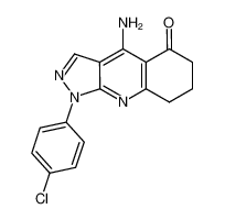 4-Amino-1-(4-chlorophenyl)-5H-1,6,7,8-tetrahydropyrazolo-[3,4-b]quinolin-5-one CAS:99162-90-0 manufacturer & supplier