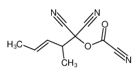 cyanocarbonyloxy-(1-methyl-but-2-enyl)-malononitrile CAS:99185-62-3 manufacturer & supplier