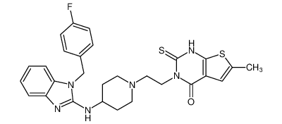 3-(2-(4-((1-(4-fluorobenzyl)-1H-benzo[d]imidazol-2-yl)amino)piperidin-1-yl)ethyl)-6-methyl-2-thioxo-2,3-dihydrothieno[2,3-d]pyrimidin-4(1H)-one CAS:99195-20-7 manufacturer & supplier