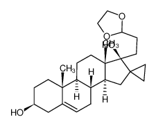 β-(3β,17β-dihydroxy-16,16-ethyleneandrost-5-ene-17-yl)propionaldehyde ethylene acetal CAS:99197-52-1 manufacturer & supplier