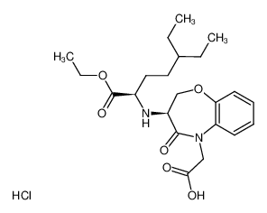 (R)-2-((S)-9-Carboxymethyl-8-oxo-6,7,8,9-tetrahydro-5-oxa-9-aza-benzocyclohepten-7-ylamino)-5-ethyl-heptanoic acid ethyl ester; hydrochloride CAS:99198-02-4 manufacturer & supplier