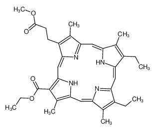 8,12-diethyl-18-(2-methoxycarbonyl-ethyl)-3,7,13,17-tetramethyl-21H,23H-porphine-2-carboxylic acid ethyl ester CAS:992-24-5 manufacturer & supplier