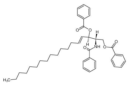 (2S,3R,4E)-2-benzamido-1,3-dibenzoyloxyoctadec-4-ene CAS:992-35-8 manufacturer & supplier