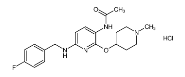 N-(6-((4-fluorobenzyl)amino)-2-((1-methylpiperidin-4-yl)oxy)pyridin-3-yl)acetamide hydrochloride CAS:99202-31-0 manufacturer & supplier