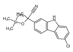 2-(6-Chloro-9H-carbazol-2-yl)-2-trimethylsilanyloxy-propionitrile CAS:99203-05-1 manufacturer & supplier