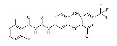 N-((3-((3-chloro-5-(trifluoromethyl)pyridin-2-yl)oxy)-4-methylphenyl)carbamothioyl)-2,6-difluorobenzamide CAS:99203-35-7 manufacturer & supplier