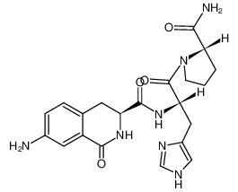 Nα -[(3S)-1-oxo-7-amino-1,2,3,4-tetrahydroisoquinoline-3-carbonyl]-L-histidyl-L-prolinamide CAS:99206-26-5 manufacturer & supplier