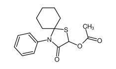 Acetic acid 3-oxo-4-phenyl-1-thia-4-aza-spiro[4.5]dec-2-yl ester CAS:99223-56-0 manufacturer & supplier