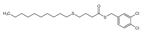 Butanethioic acid, 4-(decylthio)-, S-[(3,4-dichlorophenyl)methyl] ester CAS:99229-58-0 manufacturer & supplier