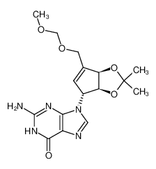 9-((1R,2S,3R)-2,3-isopropylidenedioxy-4-methoxymethyloxymethyl-4-cyclopenten-1-yl)guanine CAS:99238-76-3 manufacturer & supplier