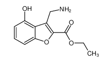 2-Benzofurancarboxylic acid, 3-(aminomethyl)-4-hydroxy-, ethyl ester CAS:99244-98-1 manufacturer & supplier