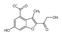 Ethanone, 2-hydroxy-1-(6-hydroxy-3-methyl-4-nitro-2-benzofuranyl)- CAS:99245-16-6 manufacturer & supplier