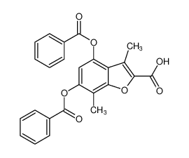 2-Benzofurancarboxylic acid, 4,6-bis(benzoyloxy)-3,7-dimethyl- CAS:99245-71-3 manufacturer & supplier