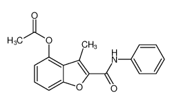 2-Benzofurancarboxamide, 4-(acetyloxy)-3-methyl-N-phenyl- CAS:99246-35-2 manufacturer & supplier