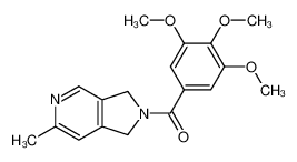 6-methyl-2-(3,4,5-trimethoxy-benzoyl)-2,3-dihydro-1H-pyrrolo[3,4-c]pyridine CAS:99249-98-6 manufacturer & supplier