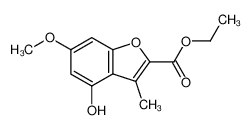 4-hydroxy-6-methoxy-3-methyl-benzofuran-2-carboxylic acid ethyl ester CAS:99252-66-1 manufacturer & supplier