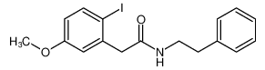 Benzeneacetamide, 2-iodo-5-methoxy-N-(2-phenylethyl)- CAS:99254-72-5 manufacturer & supplier