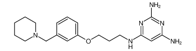 N4-(3-(3-(piperidin-1-ylmethyl)phenoxy)propyl)pyrimidine-2,4,6-triamine CAS:99257-13-3 manufacturer & supplier