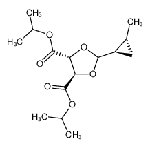 (4R,5R)-2-((1R,2R)-2-Methyl-cyclopropyl)-[1,3]dioxolane-4,5-dicarboxylic acid diisopropyl ester CAS:99267-76-2 manufacturer & supplier