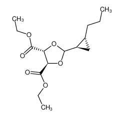 (4R,5R)-2-((1R,2R)-2-Propyl-cyclopropyl)-[1,3]dioxolane-4,5-dicarboxylic acid diethyl ester CAS:99267-77-3 manufacturer & supplier