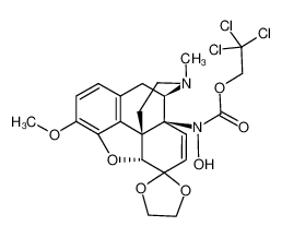 14β-(2,2,2-trichloroethoxycarbonyl(hydroxy)amino)codeinone ethylene acetal CAS:99272-84-1 manufacturer & supplier