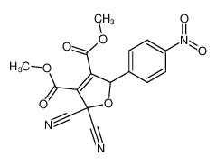 2,2-Dicyano-5-(4-nitro-phenyl)-2,5-dihydro-furan-3,4-dicarboxylic acid dimethyl ester CAS:99275-85-1 manufacturer & supplier