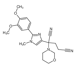 2-(2-(3,4-dimethoxyphenyl)-1-methyl-1H-imidazol-4-yl)-2-(4-morpholinyl)pentanedinitrile CAS:99280-90-7 manufacturer & supplier