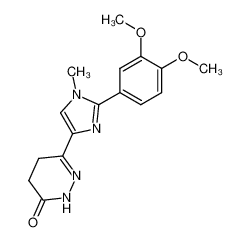 6-[2-(3,4-Dimethoxy-phenyl)-1-methyl-1H-imidazol-4-yl]-4,5-dihydro-2H-pyridazin-3-one CAS:99280-95-2 manufacturer & supplier