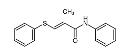 (E)-2-methyl-N-phenyl-3-(phenylthio)-2-propenamide CAS:99293-59-1 manufacturer & supplier