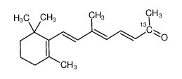 (5E,7E)-6-methyl-8-(2,6,6-trimethylcyclohex-1-en-1-yl)octa-3,5,7-trien-2-one-2-13C CAS:99302-43-9 manufacturer & supplier