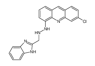 Acridine, 5-[2-(1H-benzimidazol-2-ylmethyl)hydrazino]-3-chloro- CAS:99303-46-5 manufacturer & supplier