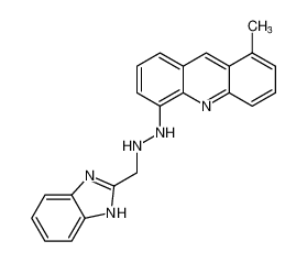 Acridine, 5-[2-(1H-benzimidazol-2-ylmethyl)hydrazino]-1-methyl- CAS:99303-53-4 manufacturer & supplier