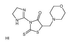 3-(4,5-dihydro-1H-imidazol-2-yl)-5-(morpholin-4-ylmethyl)-2-sulfanylidene-1,3-thiazolidin-4-one,hydroiodide CAS:99304-23-1 manufacturer & supplier