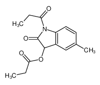 (5-methyl-2-oxo-1-propanoyl-3H-indol-3-yl) propanoate CAS:99304-34-4 manufacturer & supplier