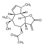 (3aR,4S,6R,6aR,9S,9aS,9bR)-6-hydroperoxy-6,9-dimethyl-3-methylene-2-oxo-2,3,3a,4,5,6,6a,9,9a,9b-decahydroazuleno[4,5-b]furan-4-yl acetate CAS:99305-10-9 manufacturer & supplier