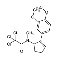 2,2,2-trichloro-N-(2-(3,4-dimethoxyphenyl)cyclopent-2-en-1-yl)-N-methylacetamide CAS:99306-15-7 manufacturer & supplier