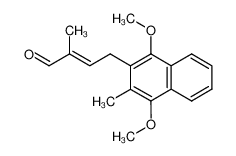 4-(1,4-dimethoxy-3-methylnaphthalen-2-yl)-2-methylbut-2-enal CAS:99306-85-1 manufacturer & supplier