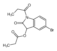 (5-bromo-2-oxo-1-propanoyl-3H-indol-3-yl) propanoate CAS:99313-70-9 manufacturer & supplier