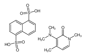 Naphthalene-1,5-disulfonic acid; compound with 3-dimethylamino-1,4-dimethyl-1H-pyridin-2-one CAS:99314-61-1 manufacturer & supplier