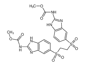 1,2-di-((2-carbomethoxyaminobenzimidazol-5(6)-yl)sulphono)ethane CAS:99314-85-9 manufacturer & supplier