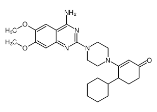 2-(4-(4-amino-6,7-dimethoxyquinazolin-2-yl)piperazin-1-yl)-[1,1'-bi(cyclohexan)]-2-en-4-one CAS:99320-03-3 manufacturer & supplier