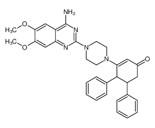 6'-(4-(4-amino-6,7-dimethoxyquinazolin-2-yl)piperazin-1-yl)-2',3'-dihydro-[1,1':2',1'-terphenyl]-4'(1'H)-one CAS:99320-10-2 manufacturer & supplier