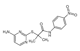 2-(4-aminopyrimidin-2-ylthio)-2-methyl-p-nitropropananilide CAS:99325-89-0 manufacturer & supplier