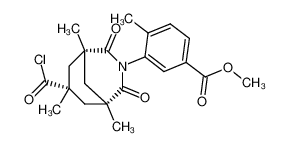 3-((1S,5R,7S)-7-Chlorocarbonyl-1,5,7-trimethyl-2,4-dioxo-3-aza-bicyclo[3.3.1]non-3-yl)-4-methyl-benzoic acid methyl ester CAS:99326-78-0 manufacturer & supplier