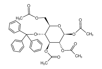 1,2,3,6-tetra-O-acetyl-4-O-trityl-β-D-glucopyranose CAS:99337-73-2 manufacturer & supplier