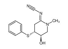 trans-1-methyl-4-phenylthio-5-hydroxypiperidylidene-2-cyanamide CAS:99344-22-6 manufacturer & supplier