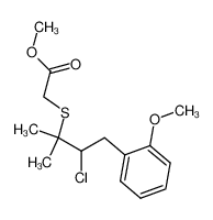 [2-Chloro-3-(2-methoxy-phenyl)-1,1-dimethyl-propylsulfanyl]-acetic acid methyl ester CAS:99347-59-8 manufacturer & supplier