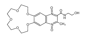 3'-(N-(2-Hydroxy-ethyl)carbamoyl)-2'-methyl-2,3-didehydro-chinoxalino(6',7:2,3)-15-crown-5-1',4'-dioxid CAS:99349-13-0 manufacturer & supplier