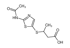 3-(2-acetylamino-thiazol-5-ylmercapto)-butyric acid CAS:99362-84-2 manufacturer & supplier