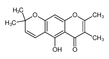 5-hydroxy-2,3,8,8-tetramethyl-4H,8H-benzo(1,2-b:4,5-b')dipyran-4-one CAS:99365-35-2 manufacturer & supplier